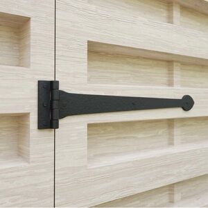 2 pc Van Dyke's Restorers Heart Gate Strap Door Hinge 18in